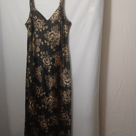 Megan Taylor Other - MEGAN TAYLOR FLORAL PRINT SLIP DRESS NIGHT GOWN